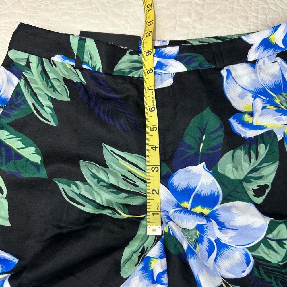 NWT Banana Republic Avery Fit Floral Cropped Ankle Pants Women’s Size 4 #783593 - Picture 13 of 14